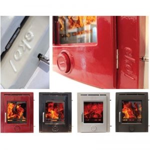 Ekol Inset 8 woodburning stove choice of colours